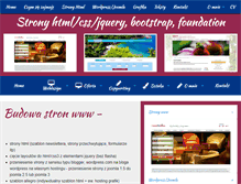 Tablet Screenshot of portfolio.sekretystronwww.pl